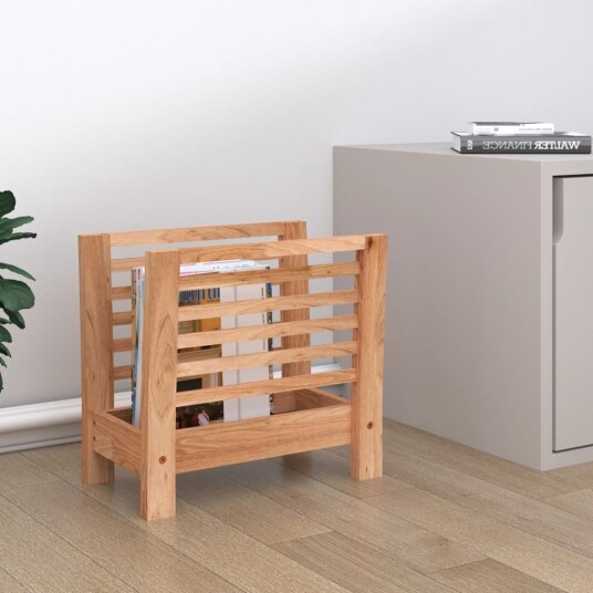 Magasinhylle 40x26,5x38,5 cm heltre valnøtt Magasinhylle 40x26,5x38,5 cm heltre valnøtt