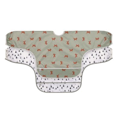 Lässig Sleeve Bib med Catch 2 Pack Little Forest Fox Lässig Sleeve Bib med Catch 2 Pack Little Forest Fox