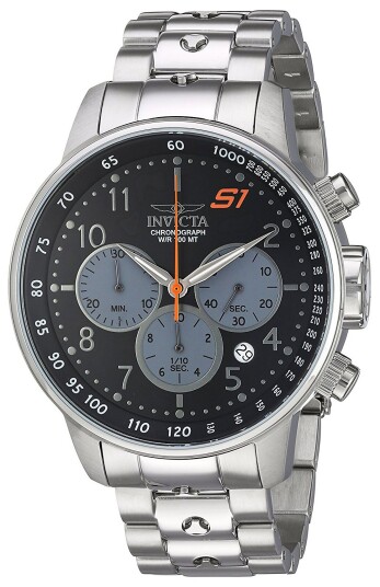 Invicta Herreklokke 23084 S1 Sort/Stål Ø49 mm