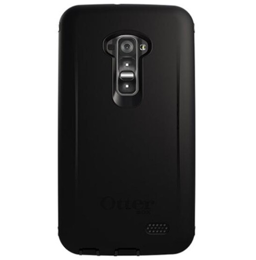 Otterbox Defender Series Lg G Flex - Beskyttende Deksel For Mobiltelefon - Polykarbonat, Syntetisk Gummi - Svart - For Lg G Flex