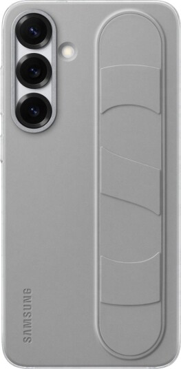 Samsung Galaxy S25+ Silikon Standing Grip deksel Grå