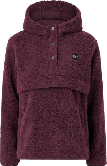 ColourWear Fleeceskjorte W Cloud Pile Rød ColourWear Fleeceskjorte W Cloud Pile Rød