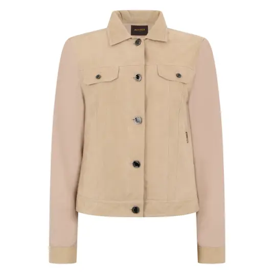 Moorer Dame Jakker Beige 2XL, Moorer Dame Jakker Beige 2XL,