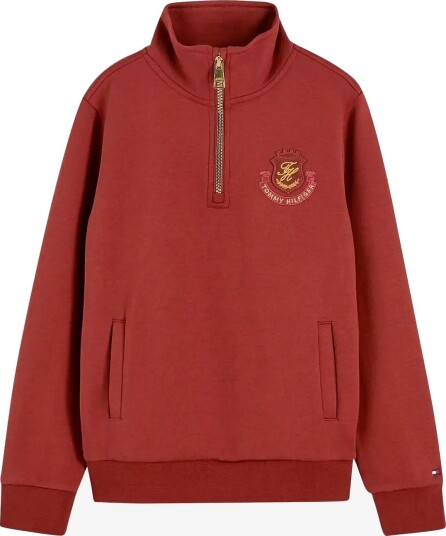 Tommy Hilfiger Diwali Graphic 1/4 Zip - DEEP SIENNA - 152