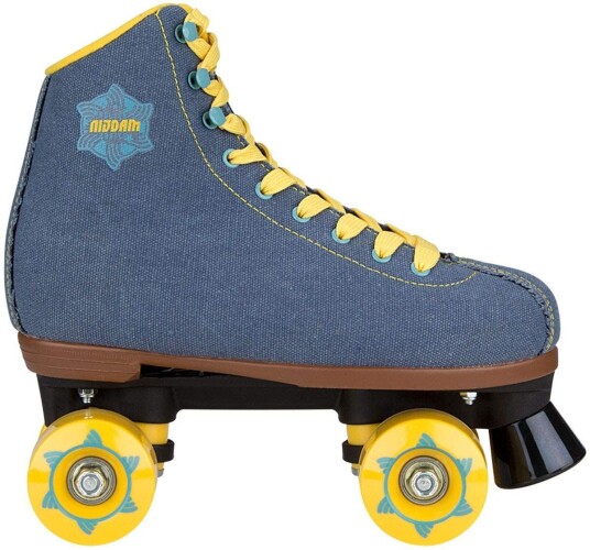 Nijdam Retro Denim Rebel Rullekøyter str. 37, Blå/Gu