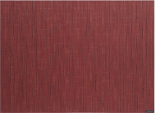 Chilewich Bamboo 36x48 Cm Cranberry Bordbrikker
