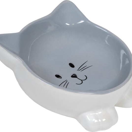 Ozami Ceramic Raised Cat Bowl 150ml