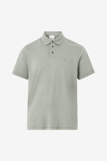 Calvin Klein   T skjorte SS Supima Chest Emb Polo   Grå