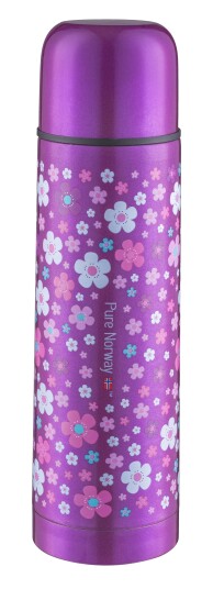GO PURENorway - Water Bottle Metalic 500 ml - Flower (8013915)