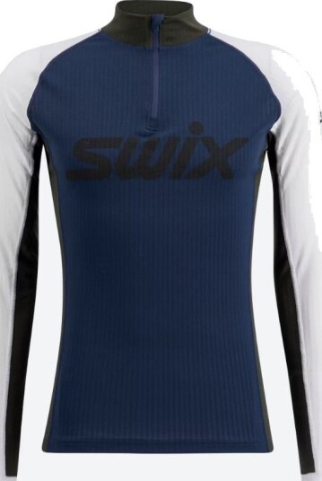 Swix RaceX Classic Half Zip, Herre Dark Navy/ Bright White M