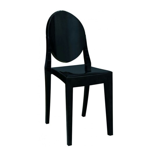 Kartell Victoria Ghost Stol Svart