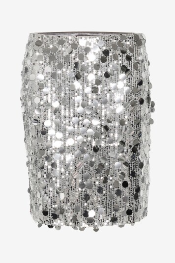 Cream Skjørt crSparkle Skirt Sølv