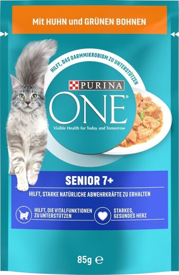 Purina One våtfôr Senior 7+ Kylling 26 x 85 g