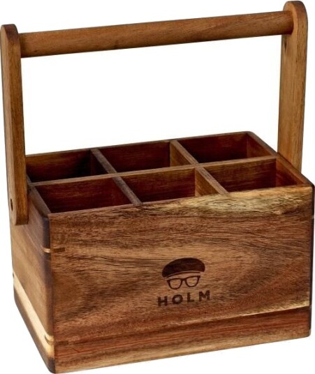 Holm Holder med 6 rom 25x14x22 cm akasietre