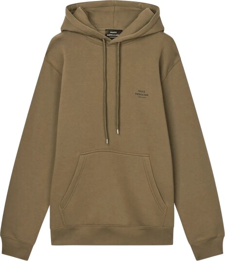 Mads Nørgaard Standard Hoodie Logo Sweat Fav Khaki green S