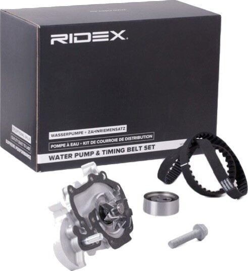 Registerreimsett med vannpumpe RIDEX 3096W0080