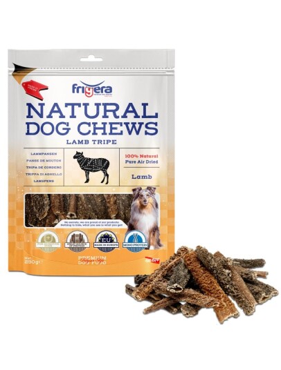 Frigera Natural Dog Chews Lamb Tripe 250 G (402285861776)