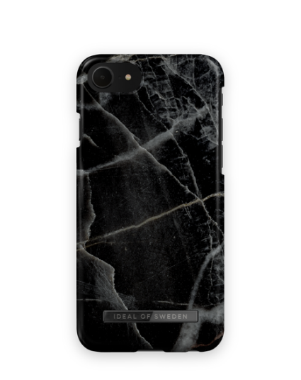 iDeal Of Sweden Fashion Case iPhone 8/7/6/6S/SE Black Thunder Marble 1 stk Deksler og etui