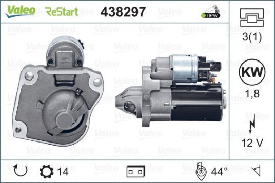 Starter VALEO 438297