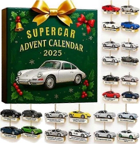 2026 Superbil adventskalender blindboks juletrepynt 26s