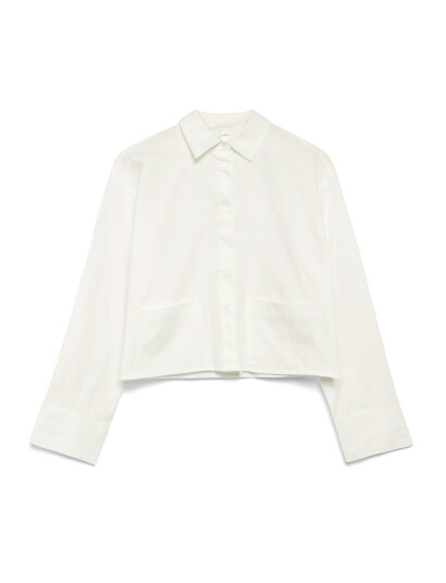 YAS Yaslee Ls Short Shirt S. Noos - White - 34 YAS Yaslee Ls Short Shirt S. Noos - White - 34