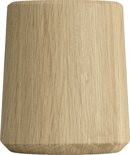 Sackit Oslo bordlampefot eik 8 cm