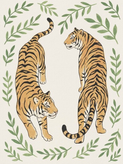Plakat Tigerblad Design
