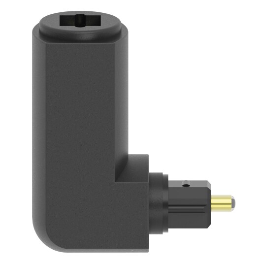 Hama Vinklet ODT Toslink Adapter Sort Hama Vinklet ODT Toslink Adapter Sort