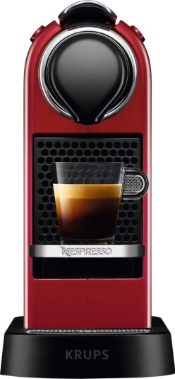NESPRESSO® CitiZ kaffemaskin fra Krups, Rød NESPRESSO® CitiZ kaffemaskin fra Krups, Rød