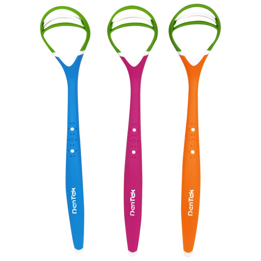 DenTek Tongue Scraper Freshmint Tongue Cleaner DenTek Tongue Scraper Freshmint Tongue Cleaner