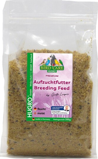 Hugro Oppdrettsmat Schnabelfertig 2 X 500 G