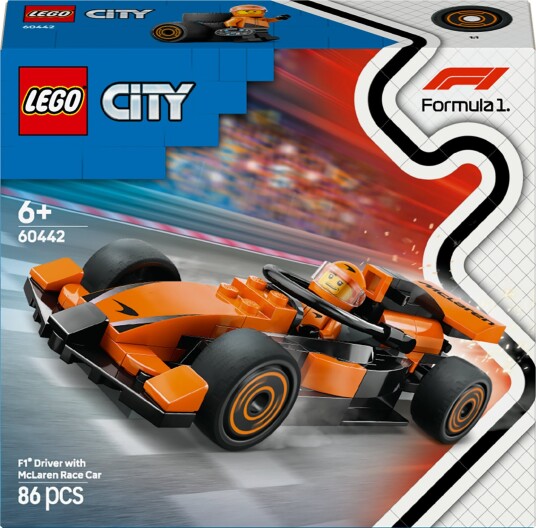 LEGO City 60442 F1-fører med McLaren-racerbil LEGO City 60442 F1-fører med McLaren-racerbil