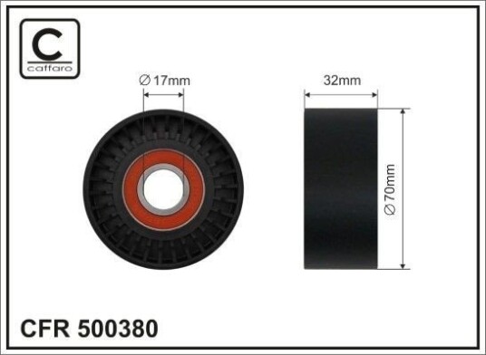 CAFFARO 500380 Strammehjul, kilerem