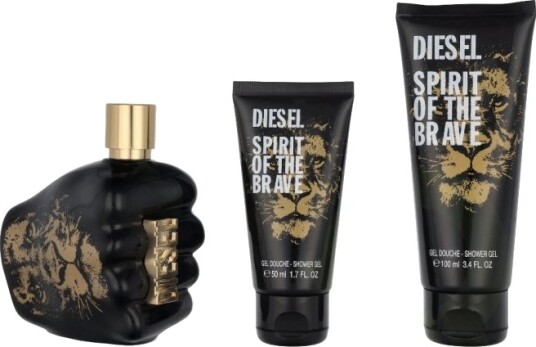 Diesel Spirit Of The Brave Gavesett for Menn 275 ml Eau De Toilette og Duschgel