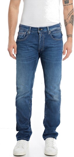 Replay Jeans Grover Hyperflex Blå