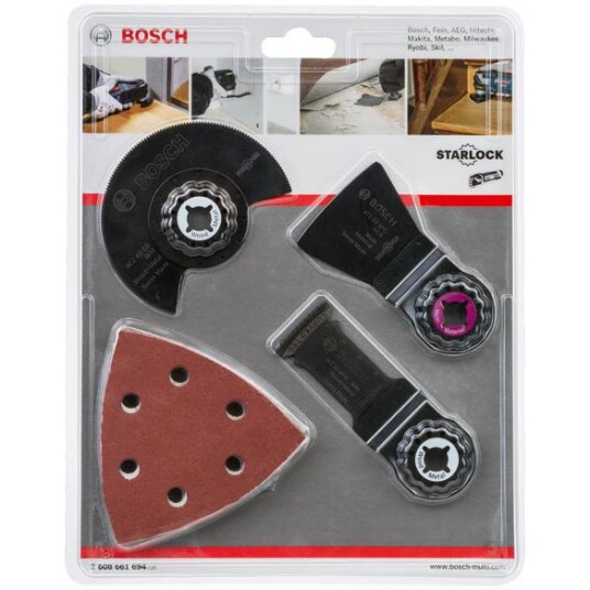 Bosch 23-delt Tilbehørssett for Multiverktøy med Sagblad og Slipepapir Bosch 23-delt Tilbehørssett for Multiverktøy med Sagblad og Slipepapir