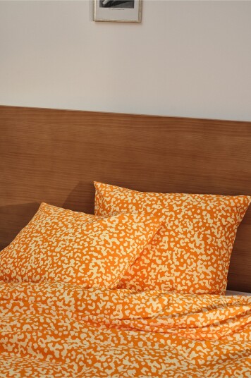 Jotex Putetrekk 2pk 50x60 Cm Økologisk Oransje/gul MALIA 21676350505