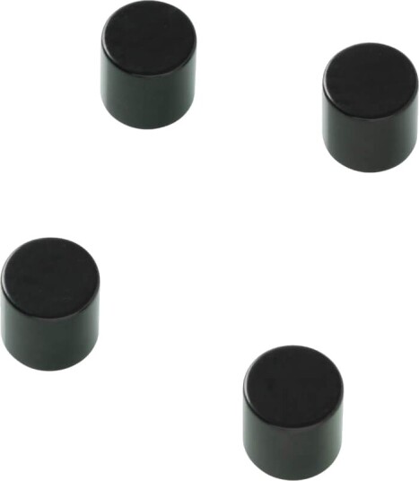 Super Stærke Magneter" Cylinder Sort Ø 1 X 1 Cm 4 Stk.