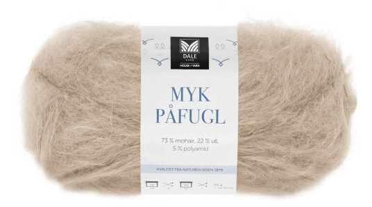 Dale Garn Dale Myk Påfugl 3041 Beige Dale Garn Dale Myk Påfugl 3041 Beige