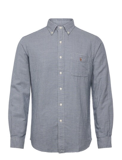 Polo Ralph Lauren Custom Fit Double Faced Oxford Shirt   Blue   S