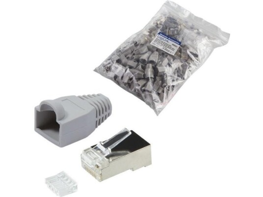 Logilink Mp0021 Rj45 Grå Gjennomsiktig 350 G 100 Stykker 170 Mm 240 Mm
