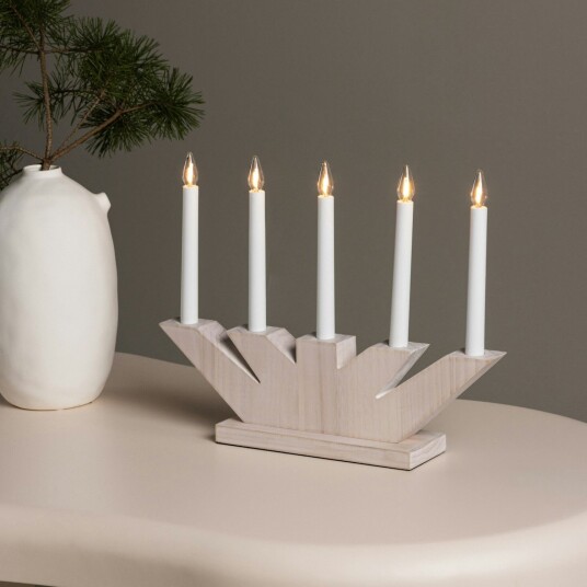 Venture Home Verbier Adventsstake 41 cm   Hvit