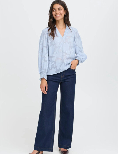 Fransa Frrhinestone Bl 1 - Blue - S