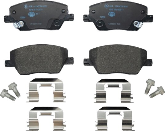 HELLA 8DB 355 025 111 Bremseklosser