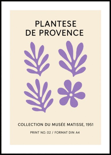 Plantesematisse Plakat / 21x30