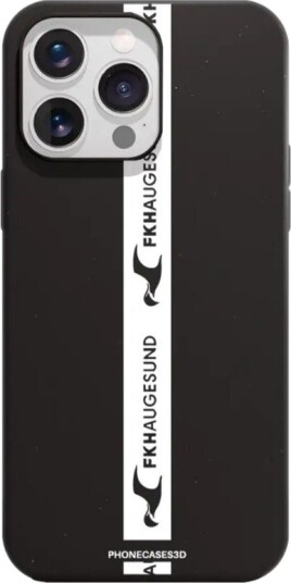 Phonecases3D iPhone 16 Pro Max FK Haugesund komposterbart deksel, svart