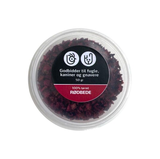 Gnagersnacks Tørket Rødbete 60 G