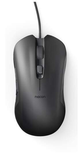 Nacon Gm-110, Ambidekstriøs, Optisk, Usb Type-A, 2400 Dpi, Svart