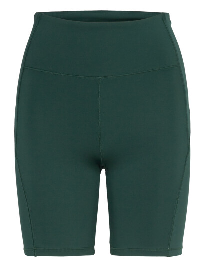 Casall High Waist Bike Shorts - Green - XS