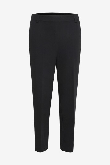 KAFFE - Bukser kaSakura HW Cropped Pants - Svart